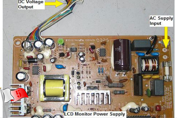 منبع تغذیه تلویزیون LCD