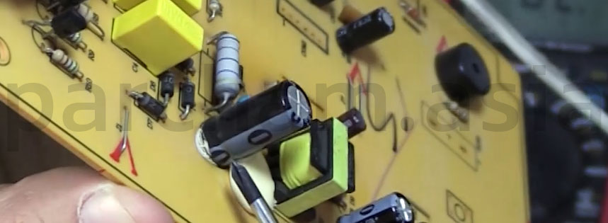 خازن  سولفاتگی برد یخچال اسنوا