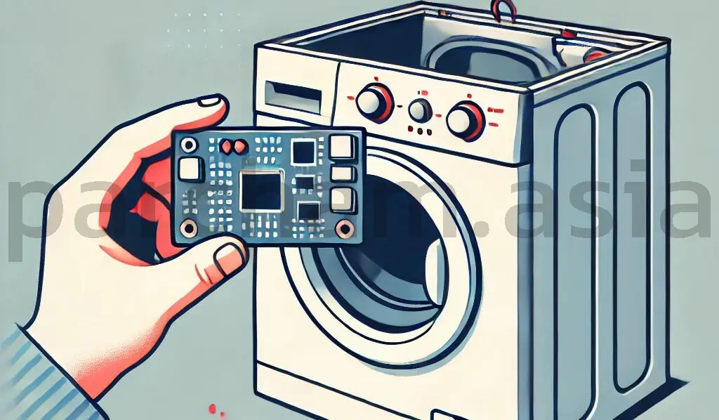 تعویض برد ماشین لباسشویی